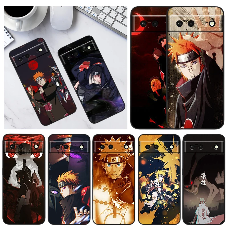 

Anime K-Kakashi N-Naruto Art Phone Case For Google Pixel 7 6 Pro 6A 5A 5 4 4A XL 5G Black Shell Soft Cover Fundas Coque Capa