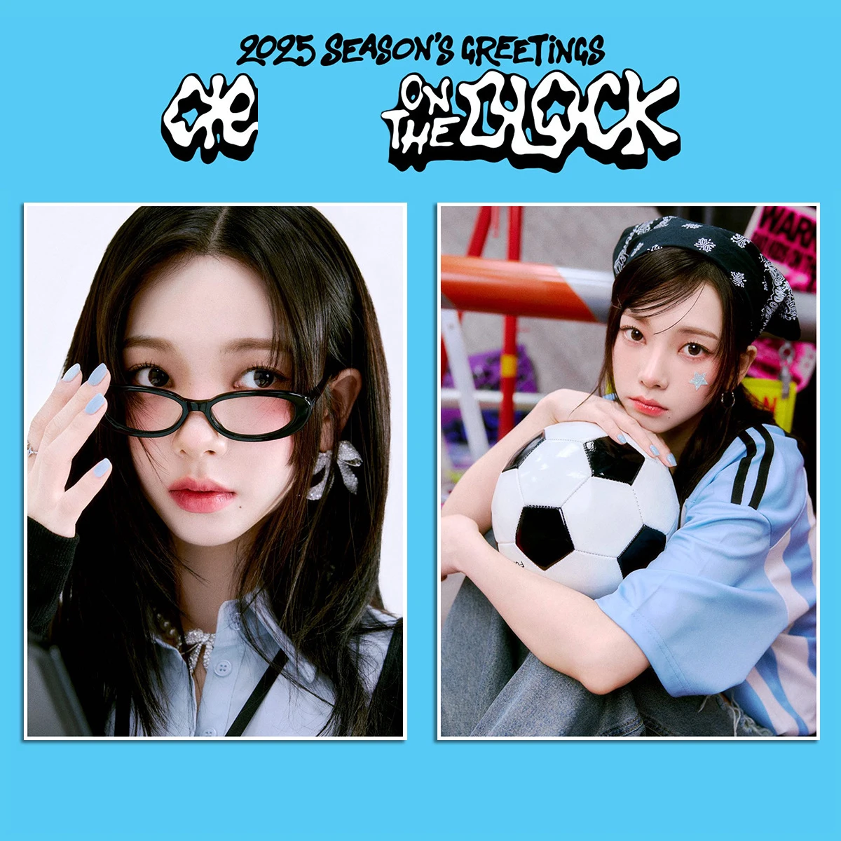 2 шт./компл. KPOP KARINA WINTER фото постер 2025 сезон поздравления самоклеящаяся наклейка