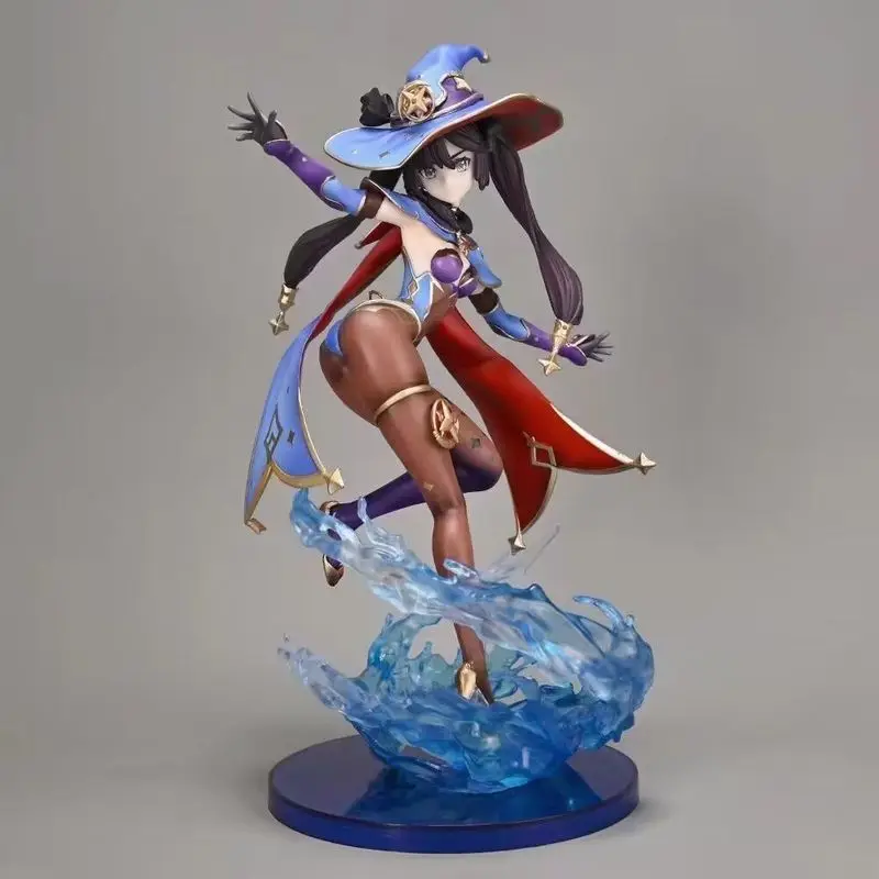 

Аниме игра: 23 см вокруг геншина удар, Мона звезда, зеркало Тяньшуй, Ver 1/7 модель руки стоящая осанка игра ручная кукла модель