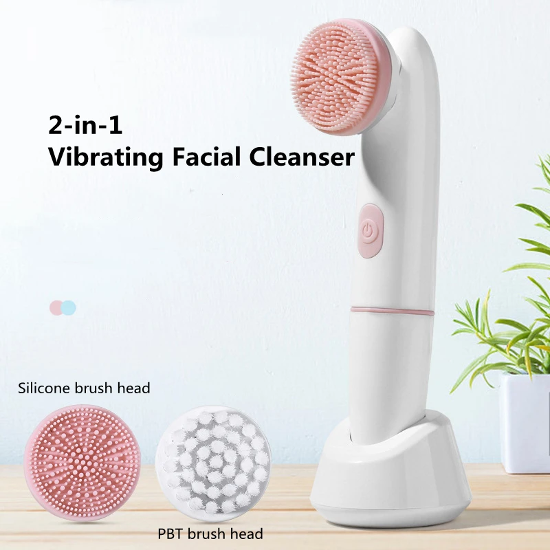 Портативная электронная Вибрирующая Очищающая щетка, 2 дюйма, 1 дюйм