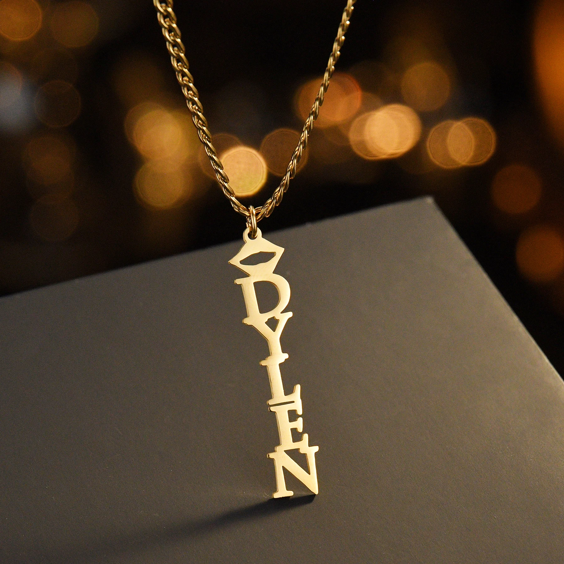 Atoztide персонализированные ожерелья с именем для женщин звезда сердце Женская