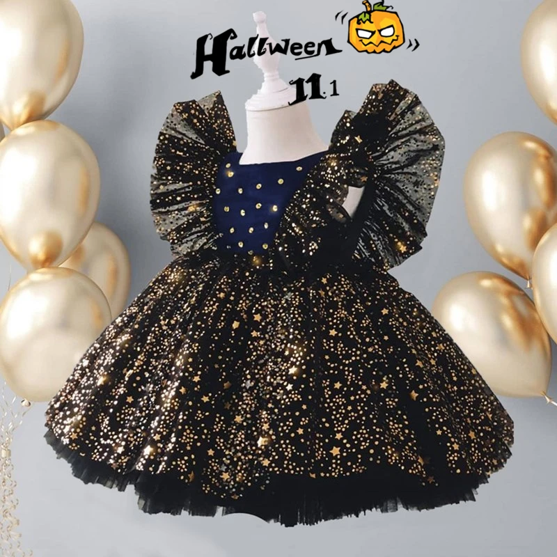 

2022, костюм на Хэллоуин для девочек, платье принцессы, Детская пачка с блестками, Рождественская вечеринка, день рождения, бальное платье для ...