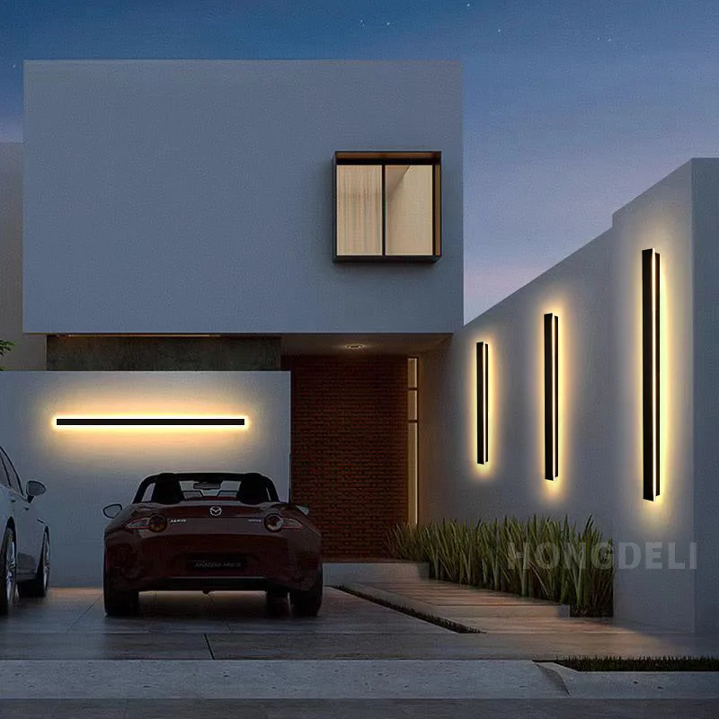 

Водонепроницаемый светодиодный настенный светильник HONG DE LI для сада