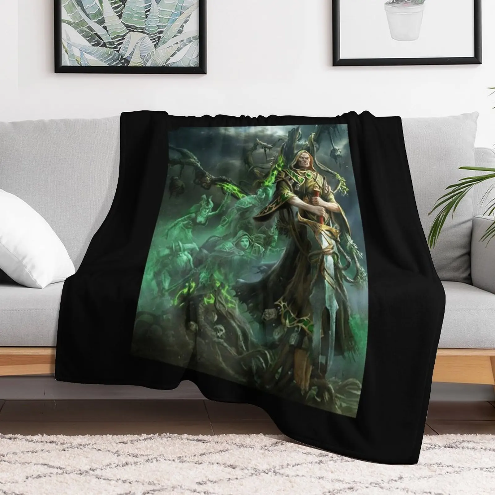 Одеяло из дерева судьбы Warmachine - Cassius the Oathkeeper and Wurmwood декоративные диваны на