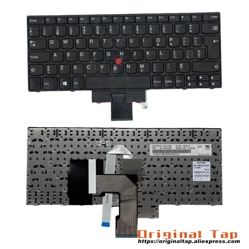 Канадская французская клавиатура CFR для Lenovo Thinkpad X131e X140e 04Y0381 04Y0344
