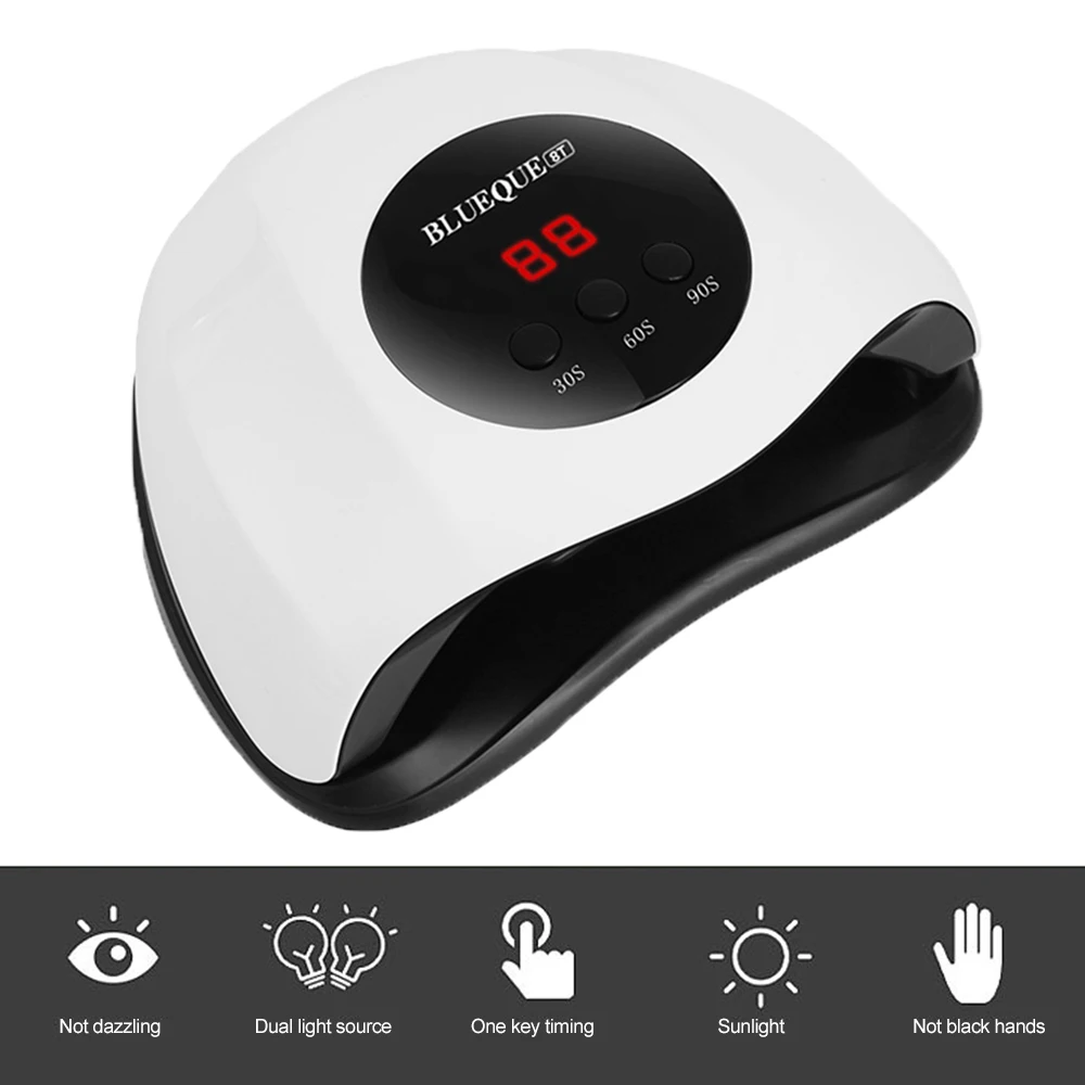 48w Uv Led Nail Lamp Quick-drying Nail Dryer Nail Lamp Nail Dryer Nail Art Gel Nail Polish Drying Machine Nail Accessories