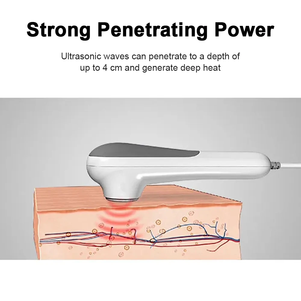 Фото Ультразвуковой терапевтический аппарат Suyzeko 5W 1.05 МГц для физиотерапии, снятия мышечной боли и улучшения здоровья тела №2