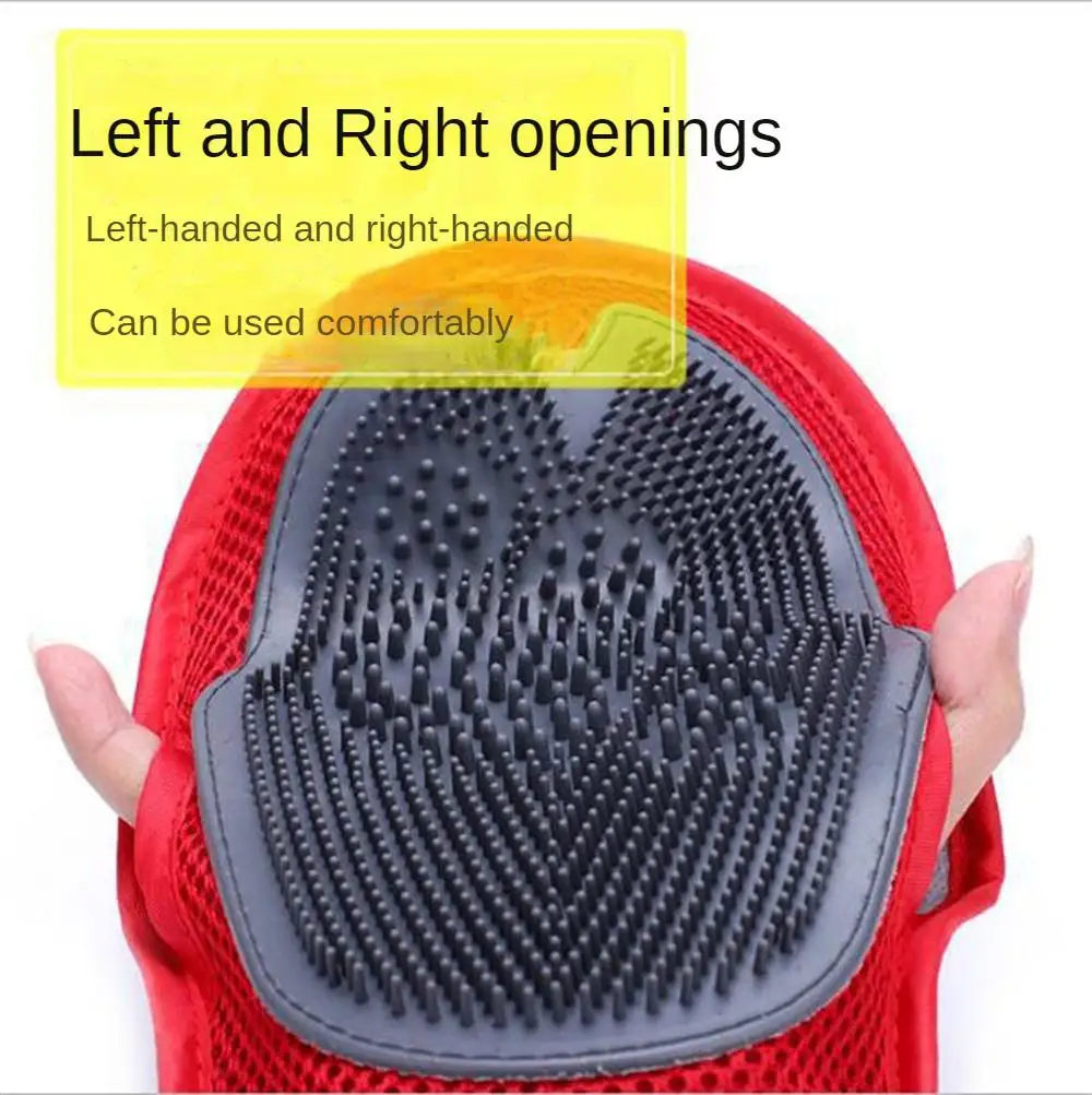 

Cat Cleaning Supplies Pet Glove Dog Combs Silicone Dog Pet Brush Glove Deshedding Gentle Efficient Pet Grooming Glove Dog Bath