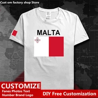 republic of malta maltese mlt mens t shirt 2018 jerseys hip hop nation cotton t shirt fitness brand country flag clothes tees