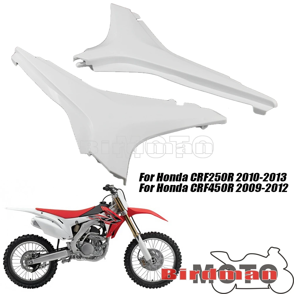 Белый пластиковый корпус обтекателя для мотоцикла Honda CRF250R 2010-2013 CRF450R 2009 2010 2011 2012