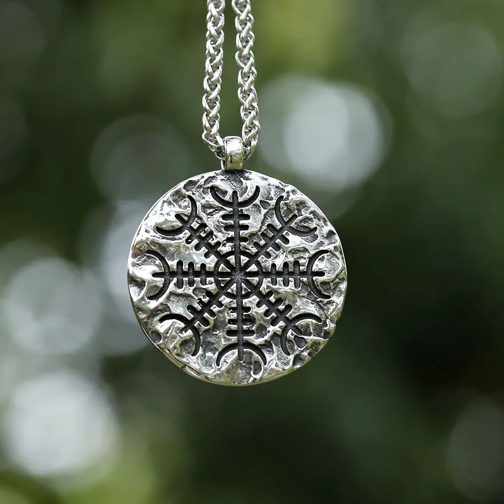 Очаровательное народное мужское ожерелье из нержавеющей стали 316L с подвеской