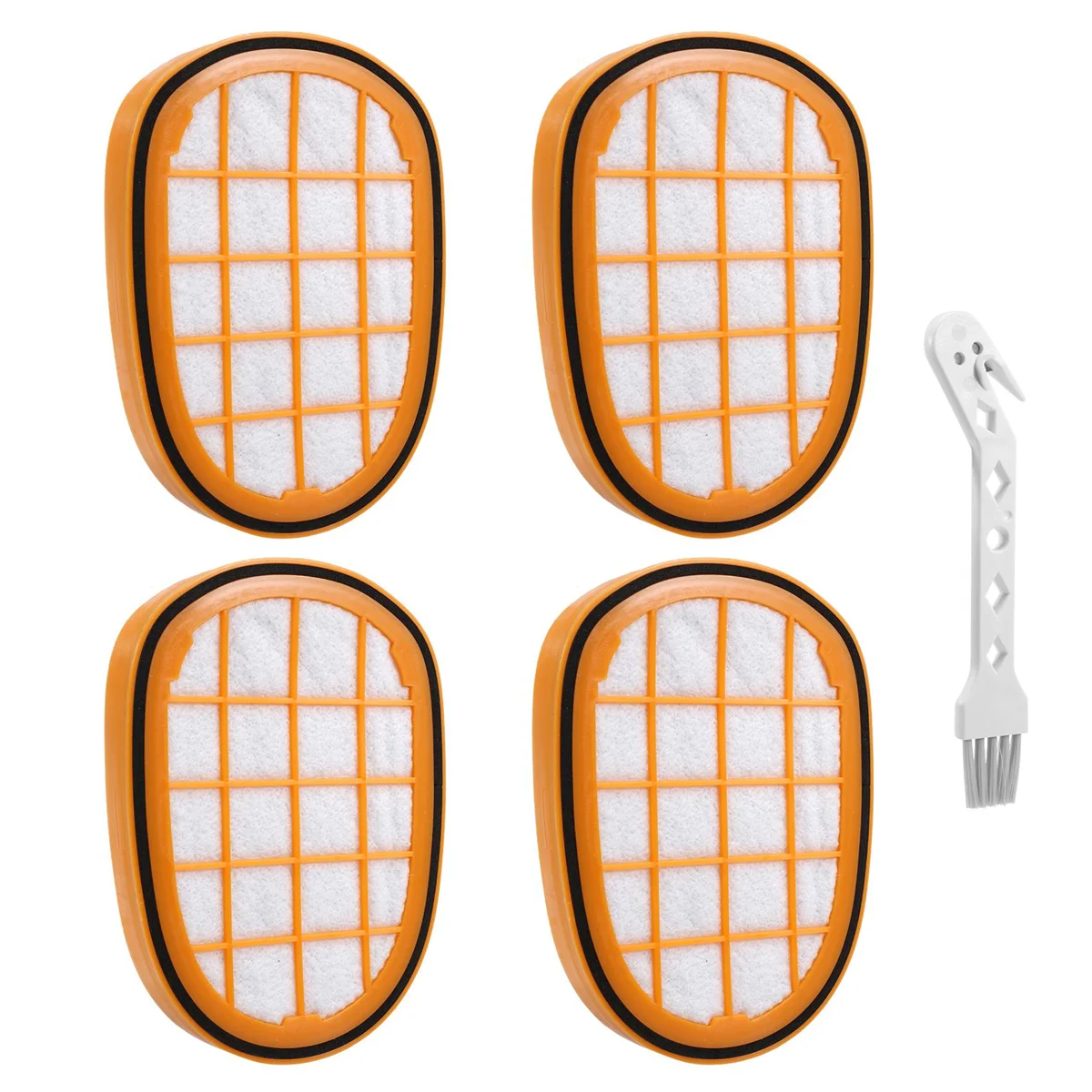 4 Pack Filters for Philips SpeedPro Max Aqua Handheld Vacuum Cleaner FC6812 FC6813 FC6822 FC5005/01 Replacement