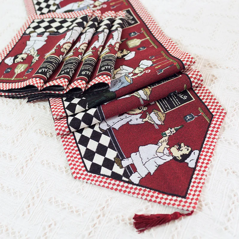 Декор для кухни набор салфеток стола льняные дорожки шеф-повара с героями