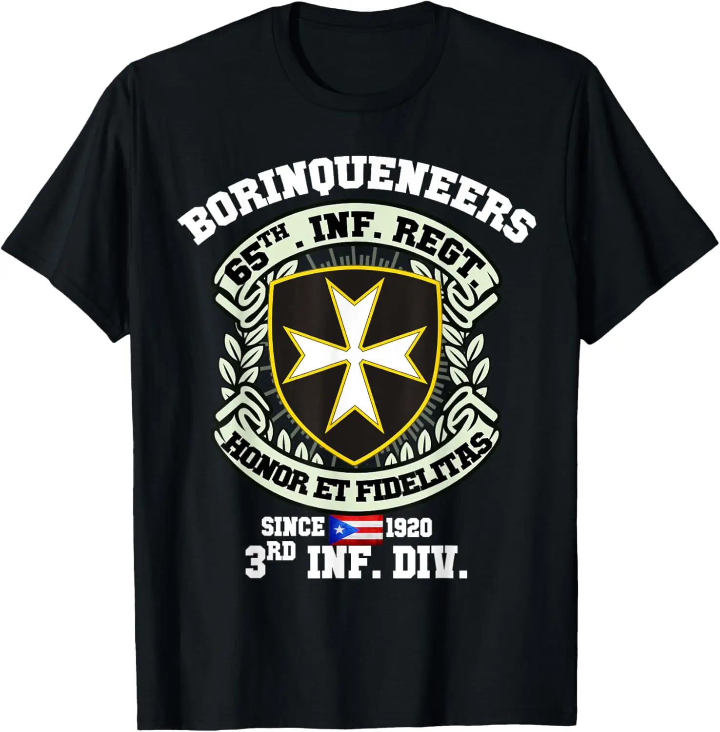 Футболка Puerto Rico Pride Borinqueneers Военная футболка