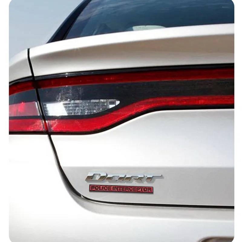 3D автомобильный багажник полицейский перехват логотип эмблема значок наклейка