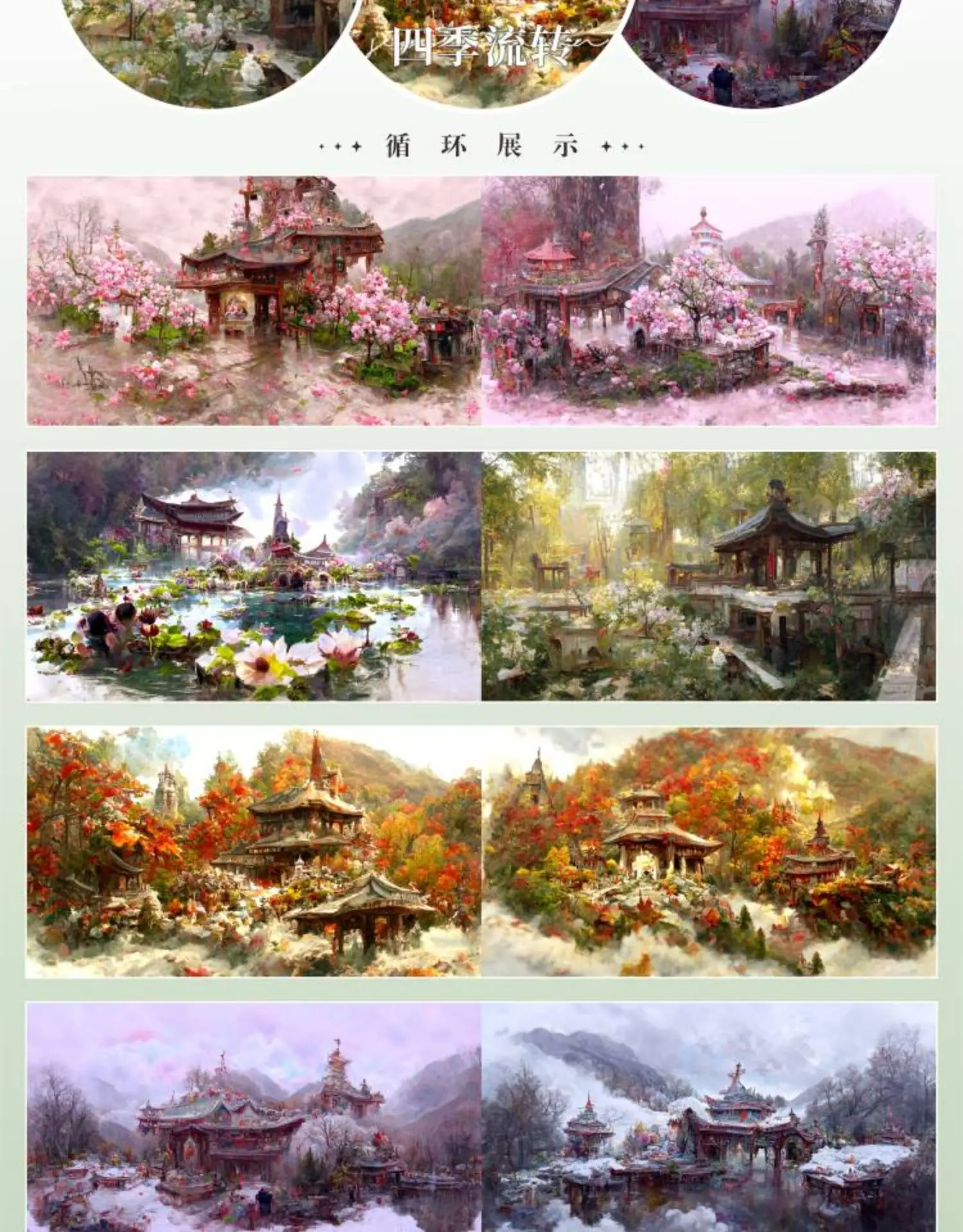 

5 Meter Roll Chinese Garden Flower Washi Tape Journal Landscape Decoration Sticker 9.10