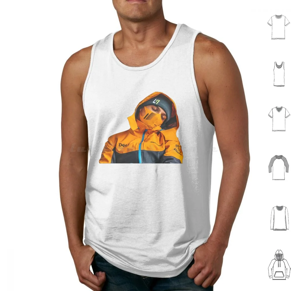 

Lando Norris Sleeping Tank Tops Vest Sleeveless Belgium Grand Prix Spa Gp Lando Norris Norris Norris Mclaren Mclaren Mclaren