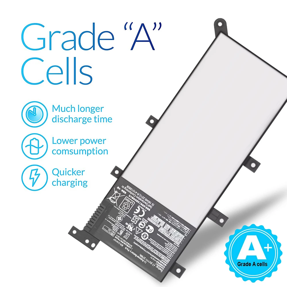 LISCN 37Wh C21N1347 Аккумулятор для ноутбука ASUS X554 X554L X555 X555L X555LN X555LD X555SJ X555MA F554 F554L F555