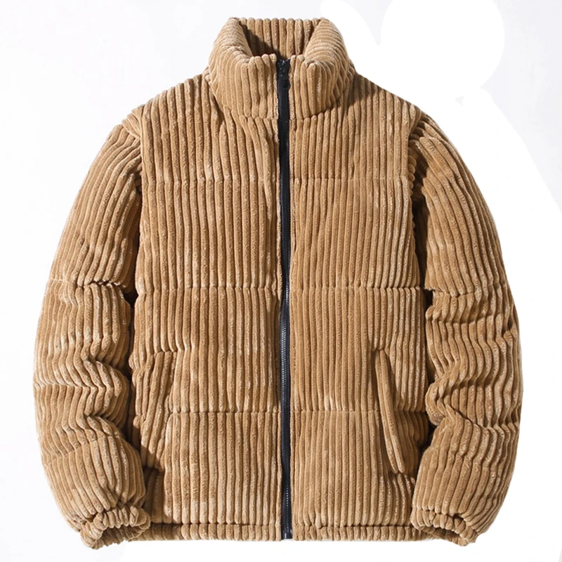 

Corduroy cotton-padded jacket men's cotton-padded jacket winter padded jacket tide brand ins Joker student trend cotton-padded j