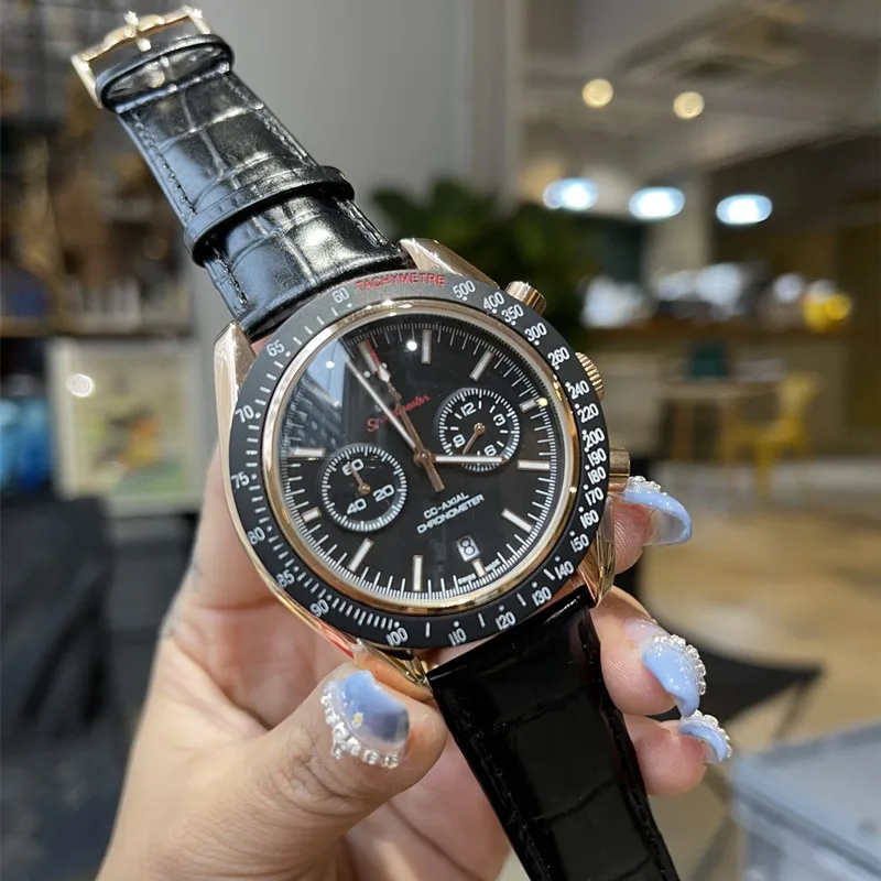 

2022 Top Brand Omg Speedmaster Luxury Watch for Men Luminous Calendar Chronograph Men's Relogio Masculino Quartz Watch