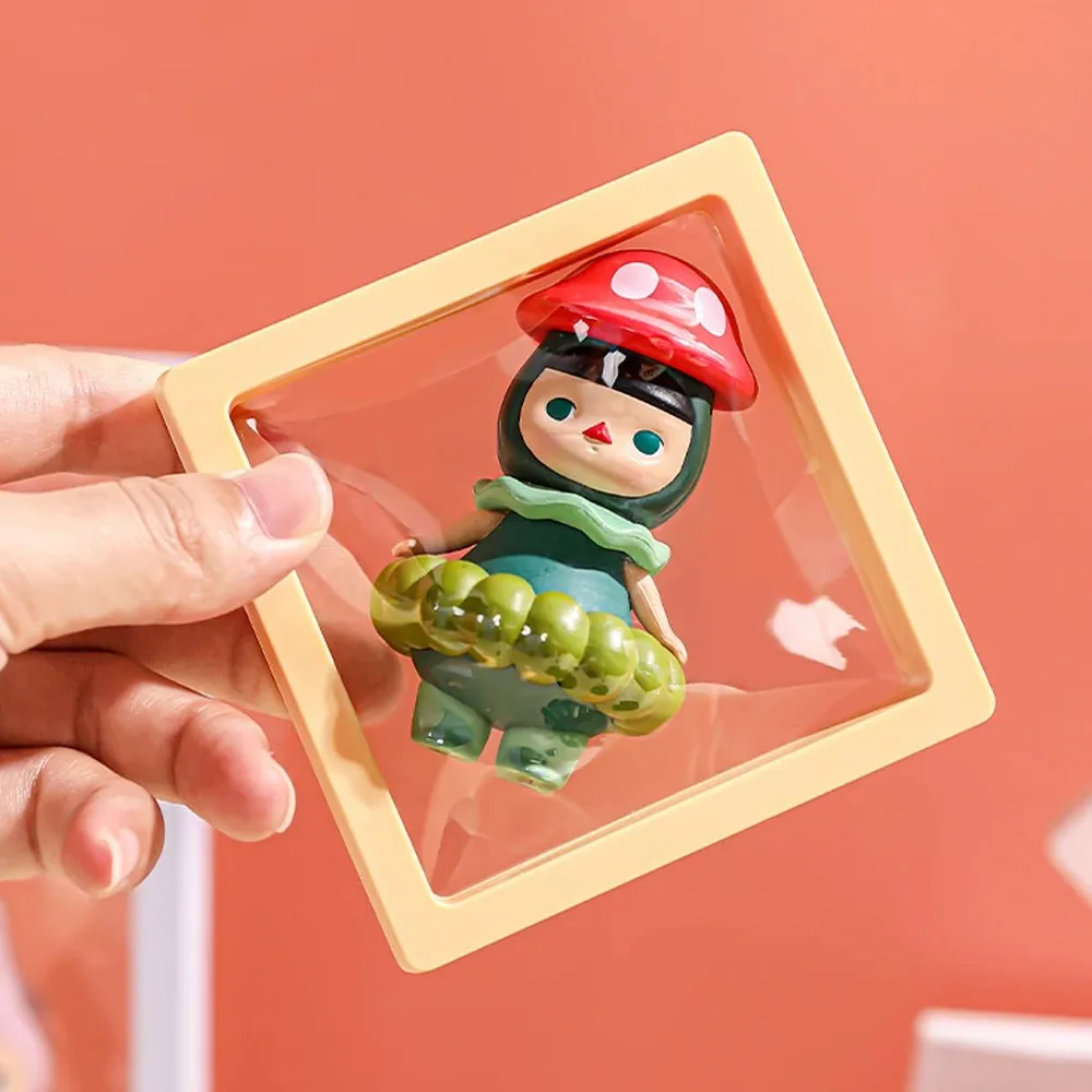 

5/10Pcs Clear Blind Box Display Stand Desktop Showcase Dustproof Dolls Figures Storage Box Toy Organizer Home Decoration