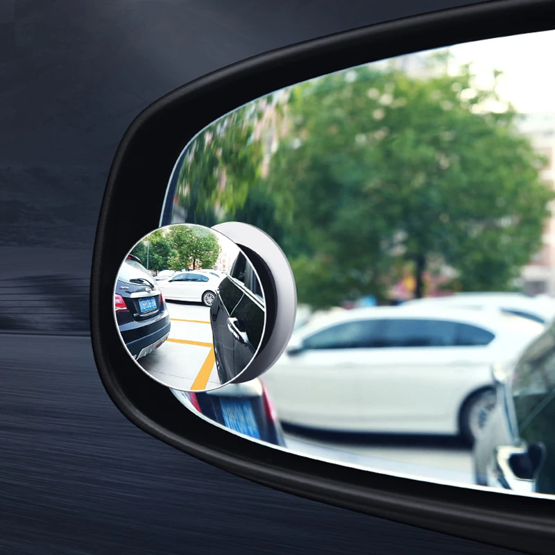 

2Pcs Car Outside Mirror Blind Spot Rear View Wide Angle Parking Rearview Mirrors To Enlarge The Field Of View Car Accessories