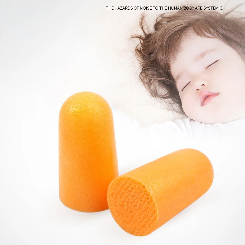

1 Pairs Foam Ear Plugs Noise Reusable Blocker/filter Soundproof Earmuffs for Sleeping Earplugs Professional Wholesale Trial