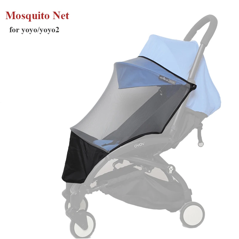 Baby Stroller Accessories Mosquito Net For Yoyo Yoyo2 With Foot Pocket 1:1 Material Flying Insect Protection Summer Mesh Cover