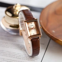 ladies watch 2022 new simple fashion casual square watch punk style japanese and korean trend belt waterproof quartz watch
