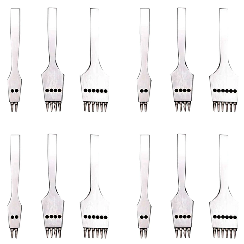 

12 шт., дыроколы для кожи, 4 мм