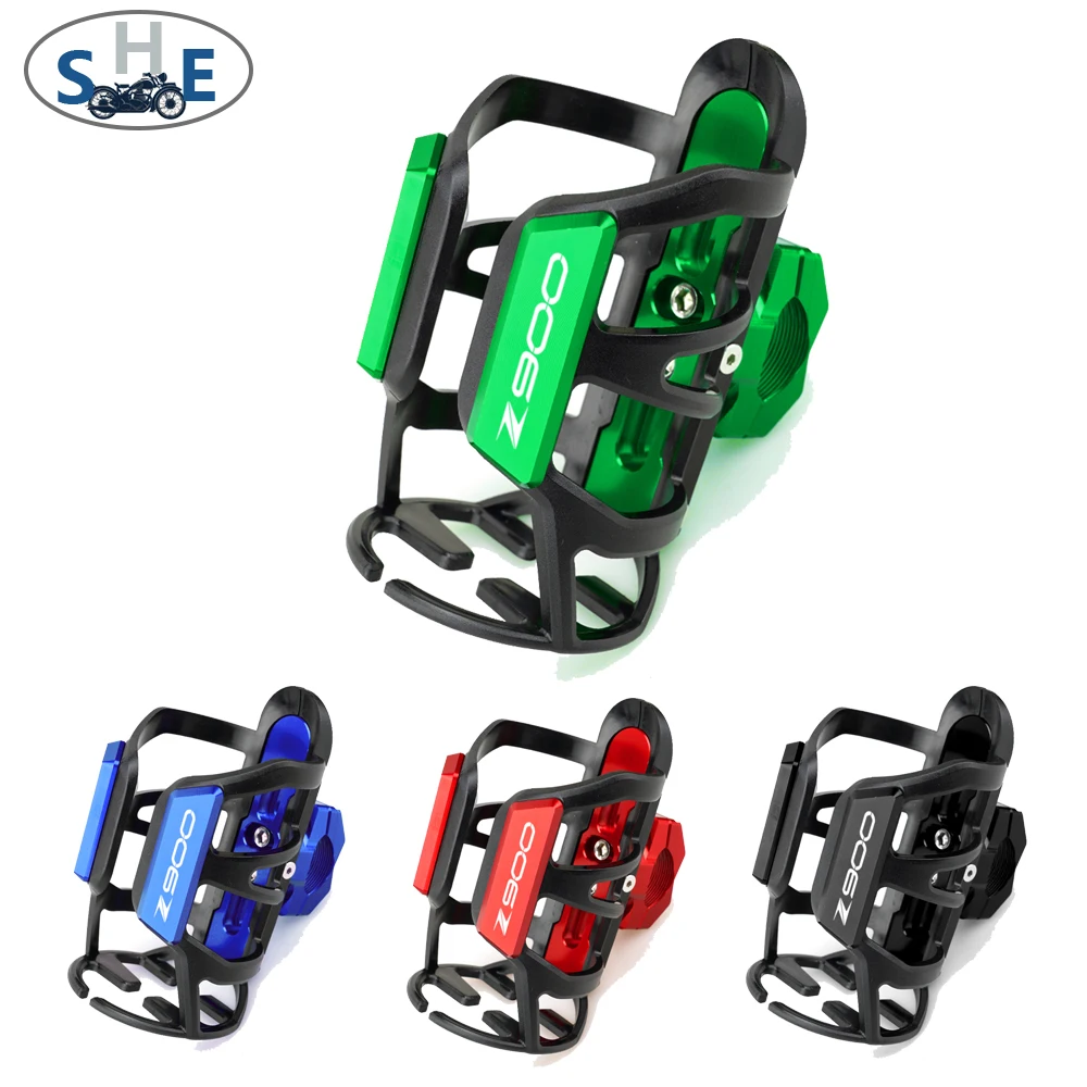 

With Z900 For Kawasaki Z650 Z750 Z800 Z900 Z1000 Z1000SX Motorcycle CNC Beverage Water Bottle Cage Drink Cup Holder Sdand Mount