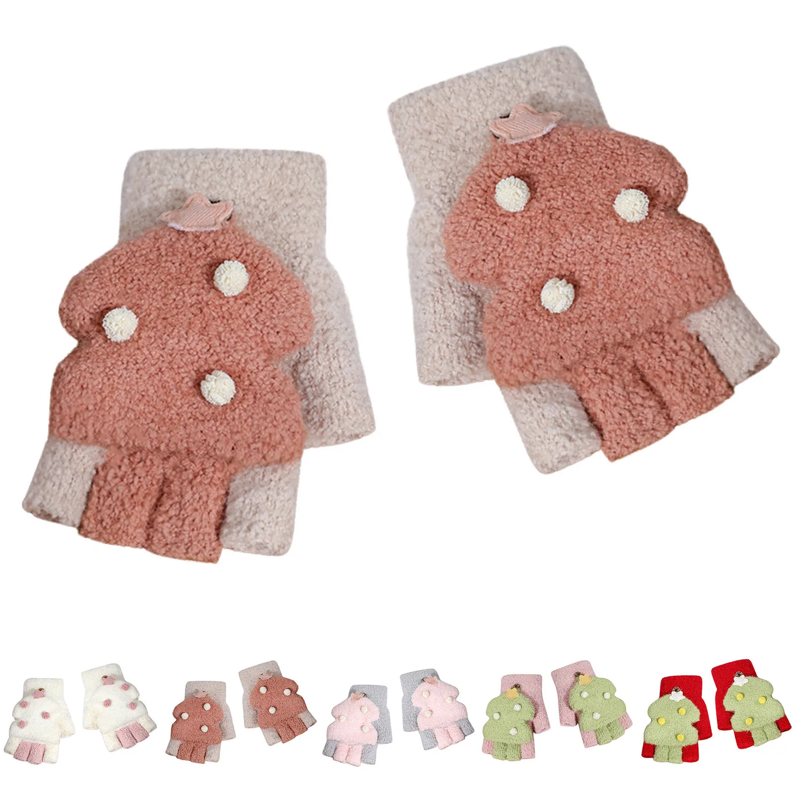 

Детские перчатки оптом для малышей новорожденных рождественские Мягкие флисовые Детские Зимние перчатки для мальчиков