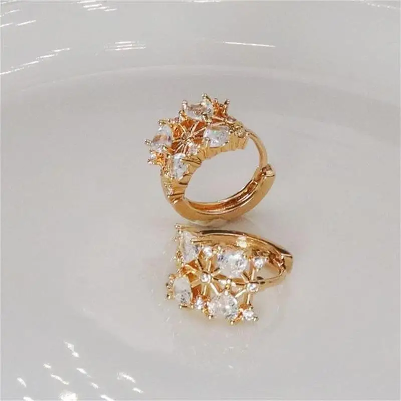 Женские круглые серьги-кольца ZHONGVI