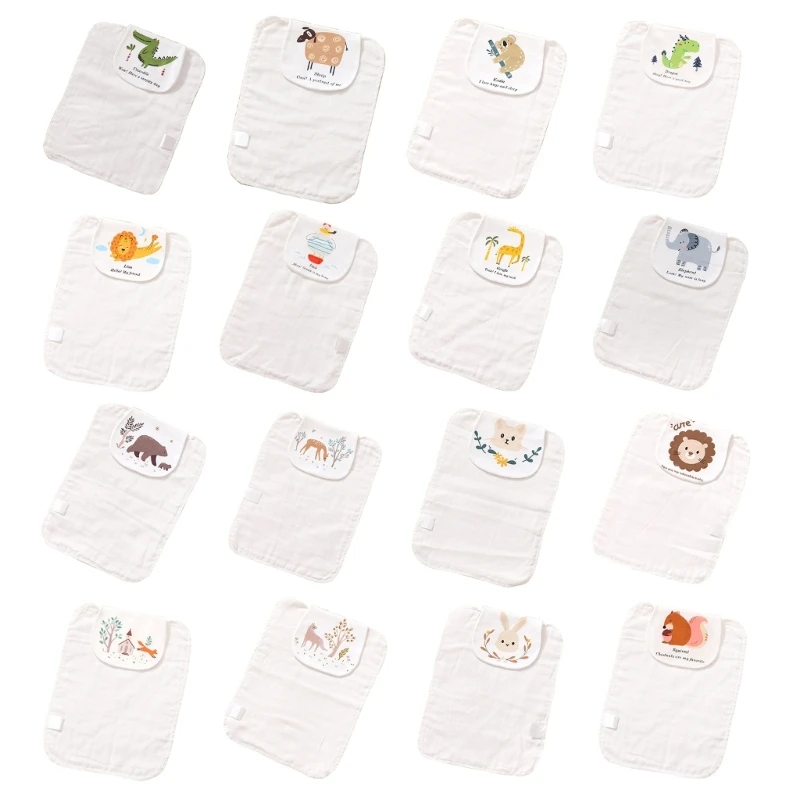 

Детские ткани для спины из чесаного хлопка, детское полотенце для спины, впитывающая пот салфетка