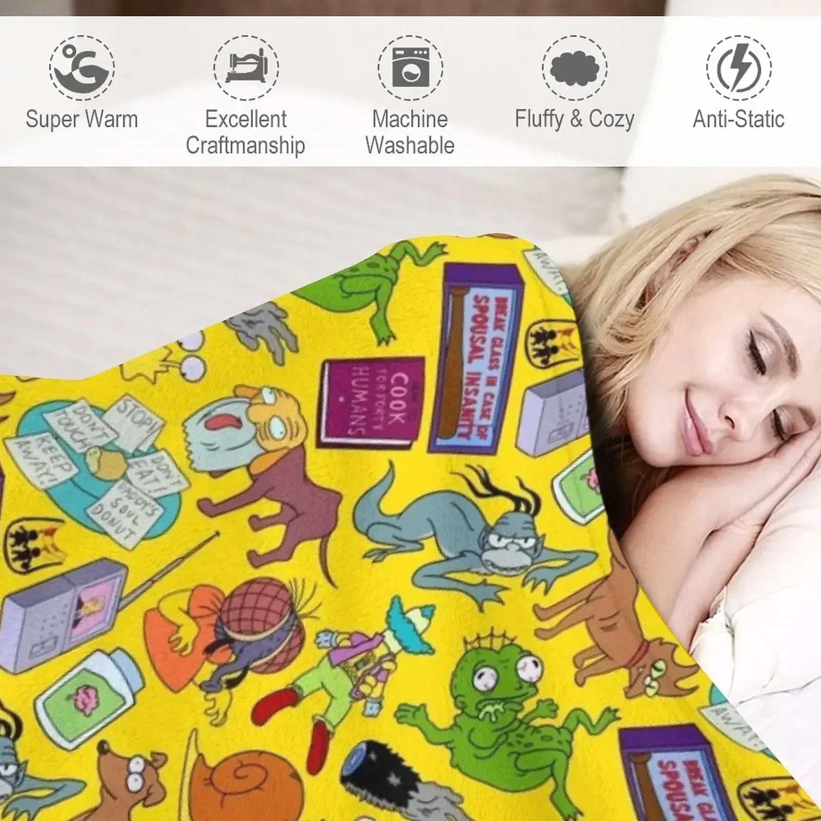 Дерево ужасов Пледы Постельное белье Волосы Мягкие одеяла