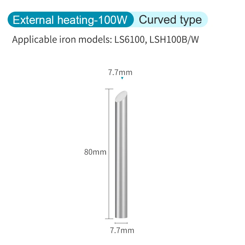 

HB-ST-C69 1 шт., электрическое паяльное жало с внешним нагревом, 80 Вт/100 Вт/150 Вт/200 Вт/300 Вт, сварочное жало, головка бессвинцового паяльника
