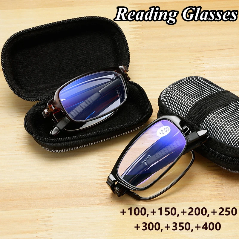 

Design Folding Reading Glasses Unisex Men Women Small Frame Presbyopic Eyeglasses Optical Spectacles Farsighted Eyewear Diopter