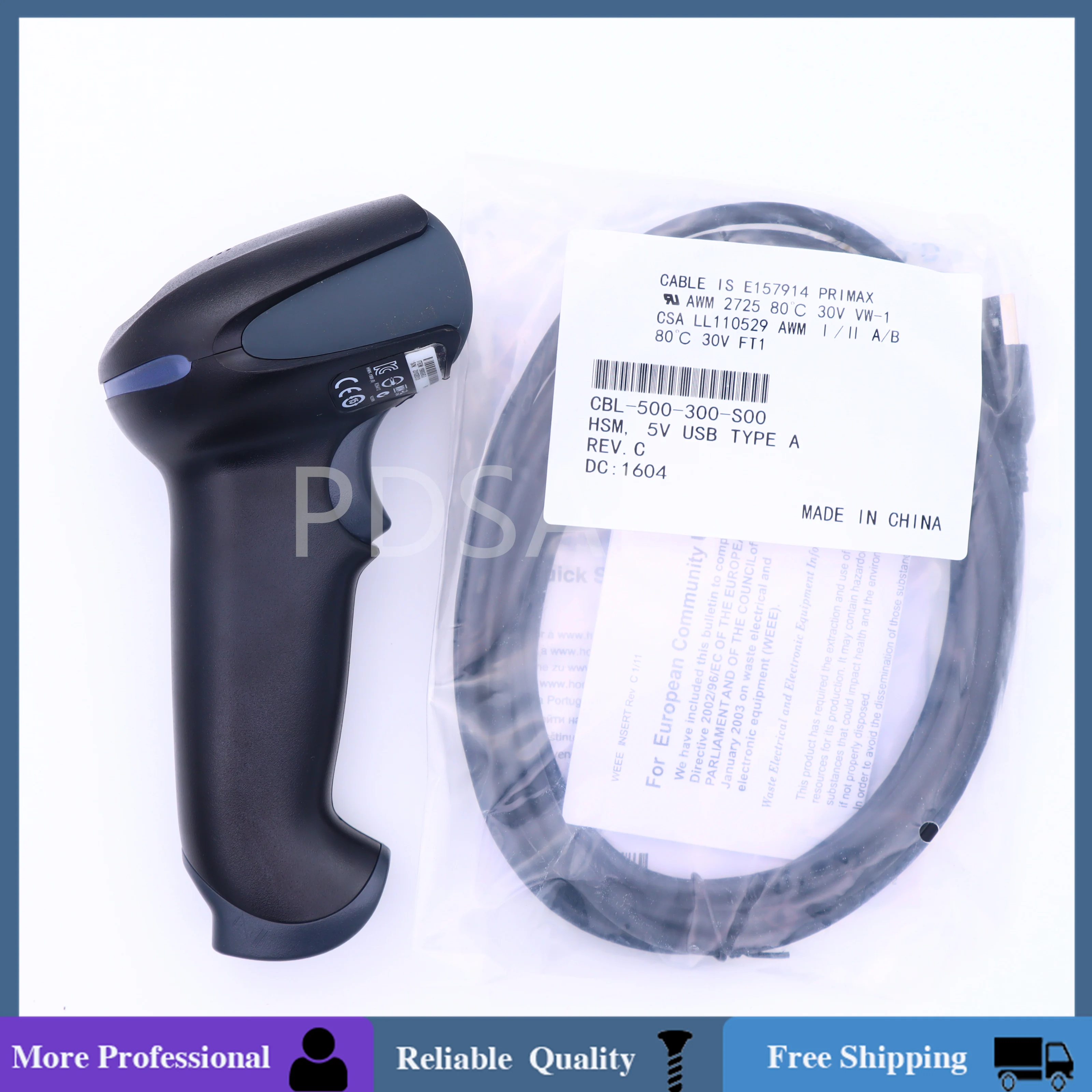 Ручной сканер штрих-кода Honeywell Xenon 1900GHD-2USB с USB-кабелем