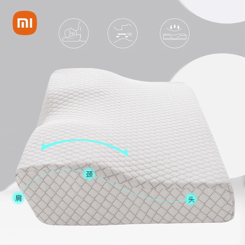 

Xiaomi 2022new pillow Memory Foam Bed Orthopedic Pillow for Neck Pain Sleeping with Embroidered Pillowcase