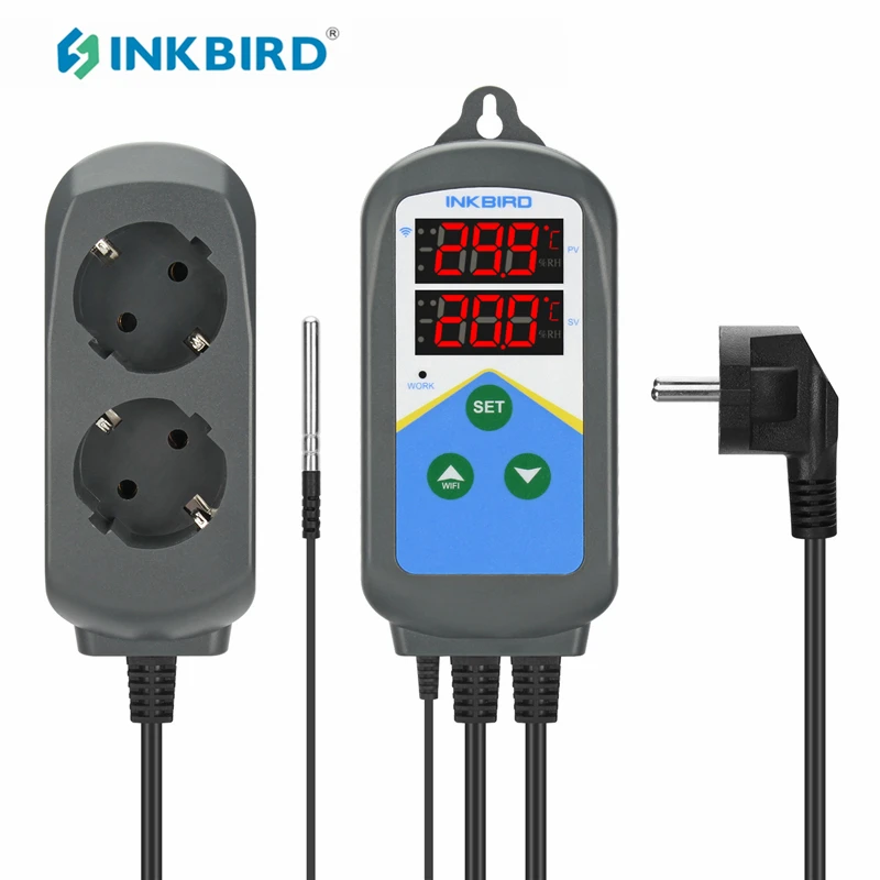 INKBIRD ITC-306T-WIFI Heater Controller Digital Temperature Controller Thermostat With Cycle Timer App Functions for Incubation