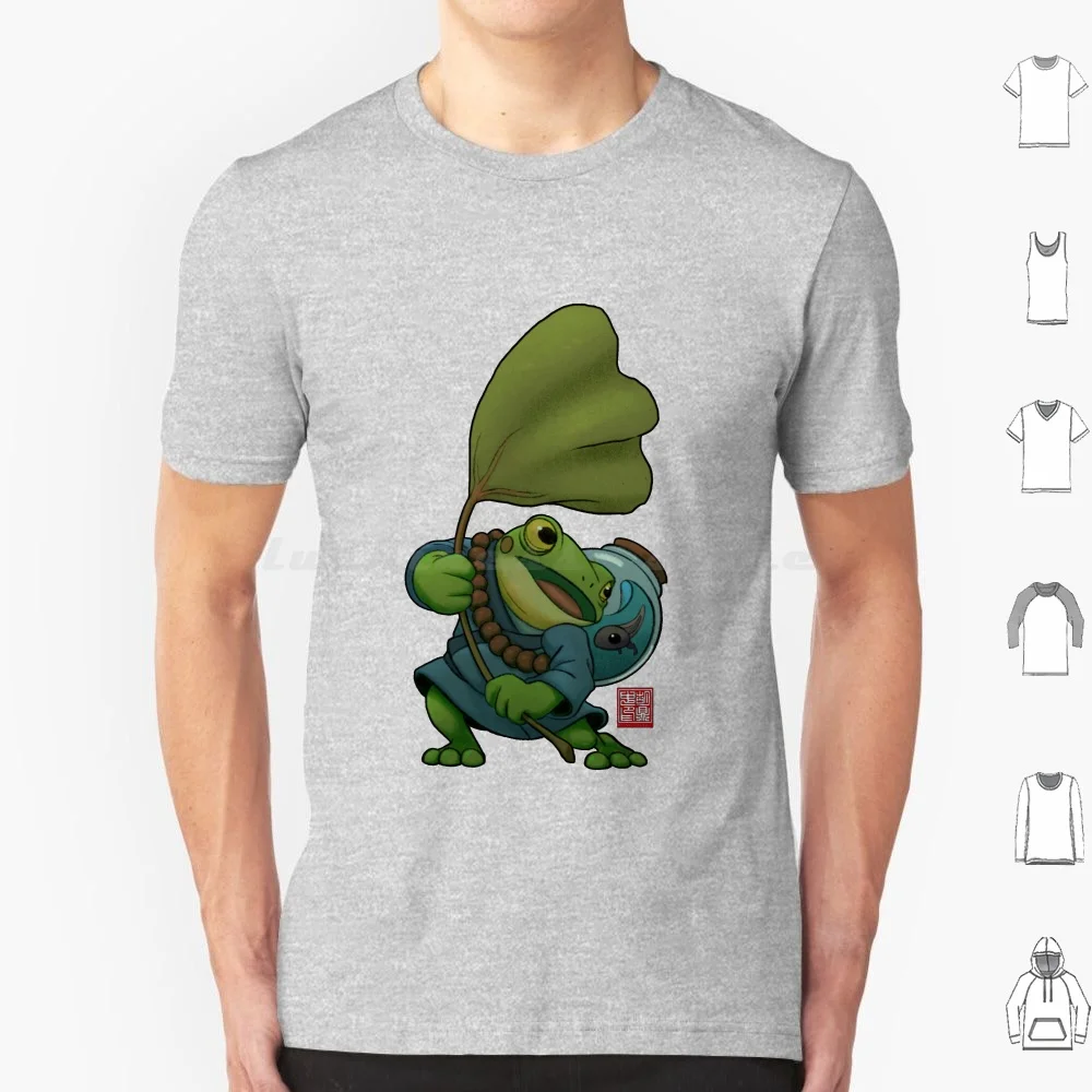 

A Frog And His Son Windy Day T Shirt Cotton Men Women Diy Print Dinghuart Dinghu Ding Hu Frog And Son Frog Son Book Cute Asian
