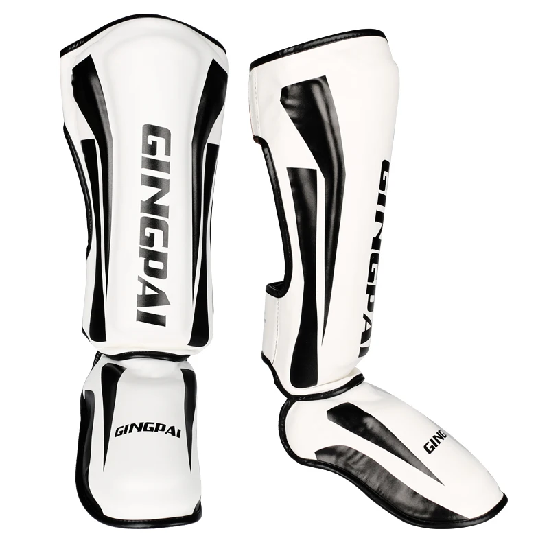 

Professional Boxing Thicken Shinguards Greaves Instep Mma Foot Muay Thai Gloves Fighting Men Mma Shin Guard Protection