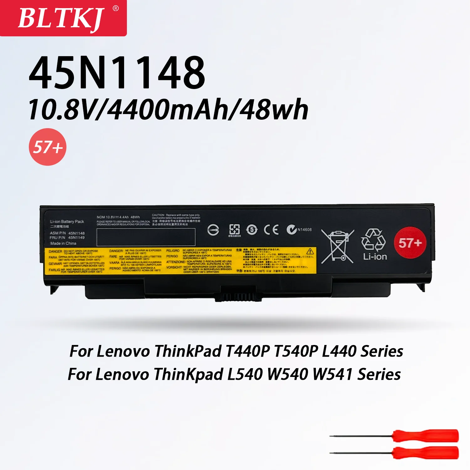 Новый аккумулятор для ноутбука 45N1144 45N1145 Lenovo ThinkPad T440P T540P W540 W541 L440 L540 445N1152 45N1148 45N1150