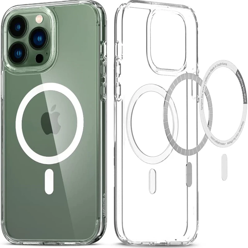 Ультрагибридный прозрачный Магнитный чехол для iPhone 14 13 12 11 Pro Max X XS XR 7 8 Plus