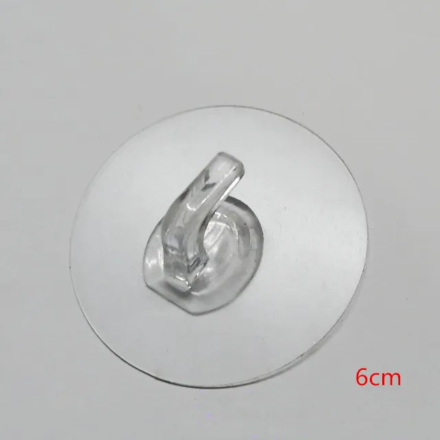 Прозрачные самоклеящиеся настенные крючки для ключей и полотенец 5 шт. | Дом сад