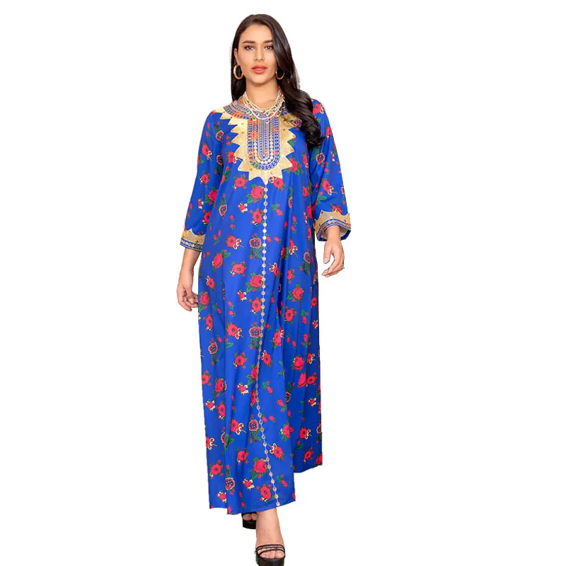 

Kaftan марокканские Дубаи Длинные платья для мусульманских женщин вечерние платья Малайзия Элегантные женские платья
