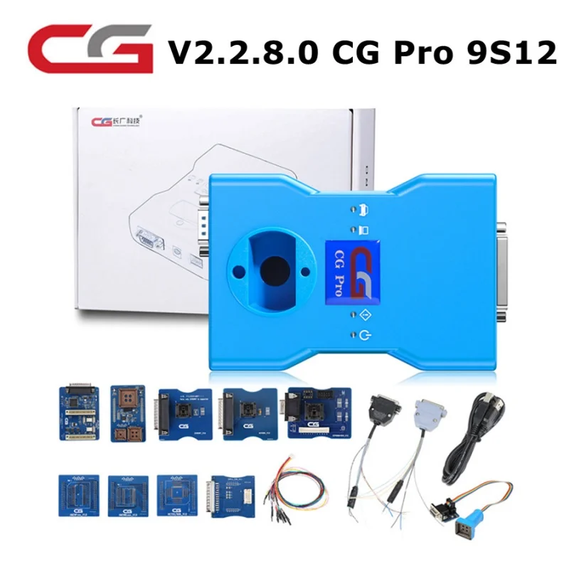 

V2.2.8.0 CG Pro 9S12 Programmer New Generation Full Version with All Adapters including New CAS4 DB25 and TMS370 Adapter