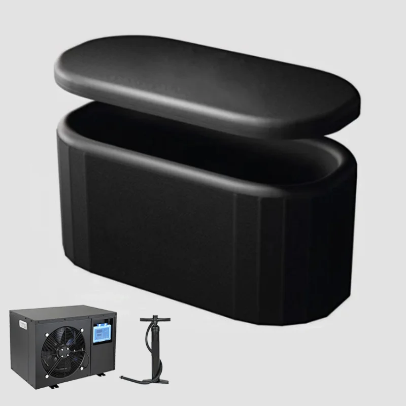 

Inflatable Portable Ice Bath Tub Recovery Pod - Ice Bath Icebath Cold Water Therapy Tub Portable Cold Plunge With Lid