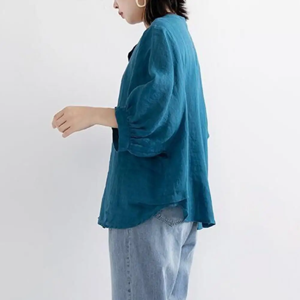 

Simple Women Top M to 3XL Women Sweatshirt Retro Loose Fitted Female Basic T Shirt Sweatshirt Streetwear
