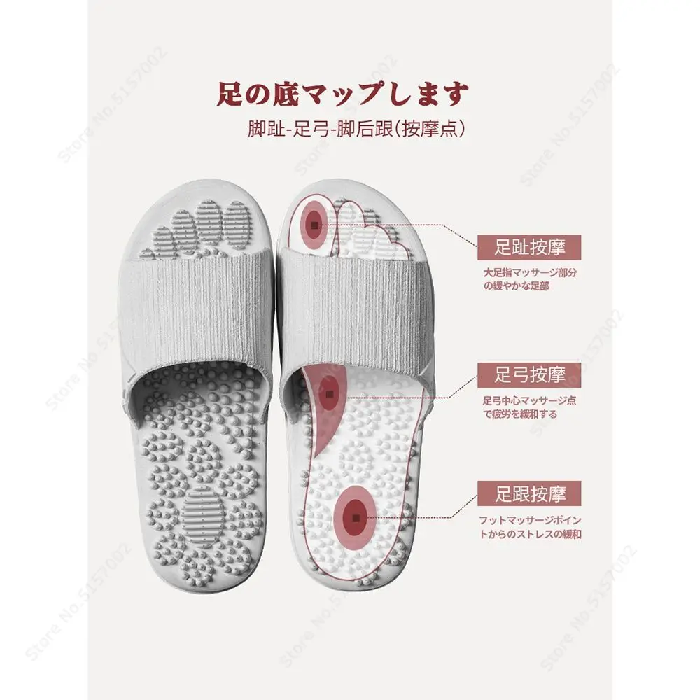 Массажные шлепанцы Youpin для мужчин и женщин Нескользящие удобные износостойкие